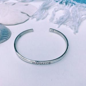 Namaste silver bracelet